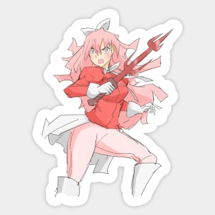 Female Warrior Sticker